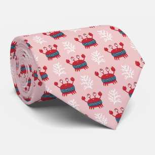 Niedlicher Ozean Kreaturen Sea Life Neck Tie Krawatte
