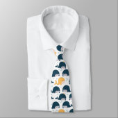 Niedlicher Ozean Kreaturen Sea Life Neck Tie Krawatte (Gebunden)