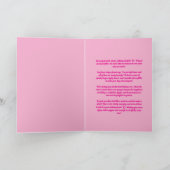 Niedlicher Ozeanfloroktopus Girl-Kindergeburtstag Karte (Innenseite)