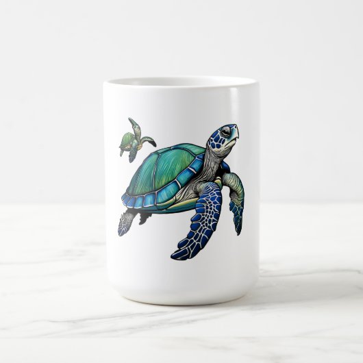 NIEDLICHER OZEANSEETURTE KAFFEETASSE (Mittel)