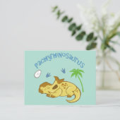 Niedlicher Pachyrhinosaurus Postkarte (Stehend Vorderseite)