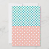 Niedlicher Pancake und Pajamas Einladung (Rückseite)