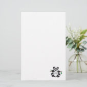 niedlicher Panda am Ast Briefpapier (Stehend Vorderseite)