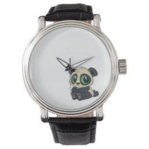 Niedlicher Panda Armbanduhr