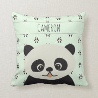 Niedlicher Panda-Baby-Bär Grün Personalisiert
