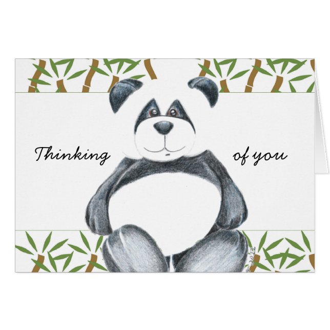 Niedlicher Panda-Bär (Vorderseite (Horizontal))