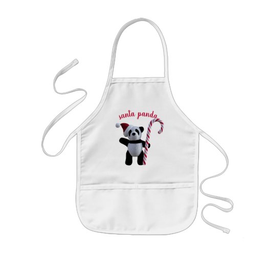 Niedlicher Panda Bär Custom Kids Schürze (Vorne)