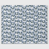 Niedlicher Panda-Bär Geschenkpapier (Flach)