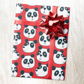 Niedlicher Panda-Bär Geschenkpapier