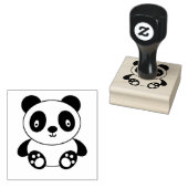 Niedlicher Panda-Bär Gummistempel (Stempel)