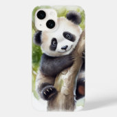 Niedlicher Panda-Bär im Baum Case-Mate iPhone Hülle (Rückseite)