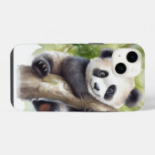 Niedlicher Panda-Bär im Baum iPhone Hülle (Rückseite (Horizontal))