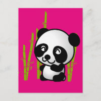 Niedlicher Panda-Bär in einem Bambushain.