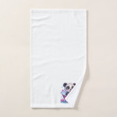 Niedlicher Panda-Bär in einer Blase Badhandtuch Set (Handtuch)