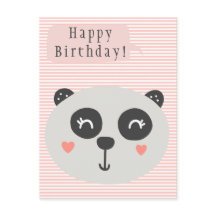 Niedlicher Panda Bär - Kindergeburtstag