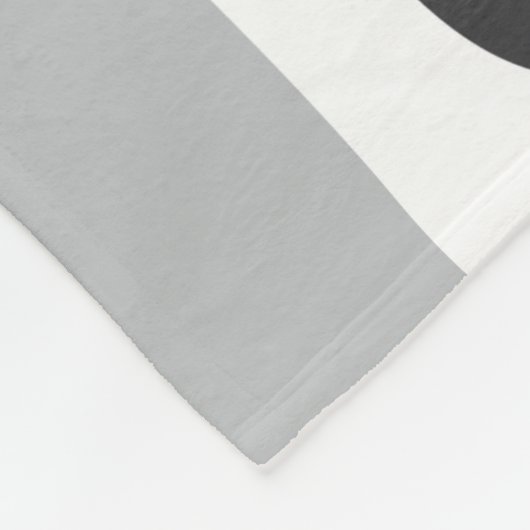 Niedlicher Panda-Bär mit Personalisiertem Namen Fleecedecke (Ecke)