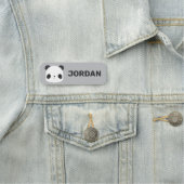 Niedlicher Panda-Bär mit Personalisiertem Namen Namensschild (Beispiel)