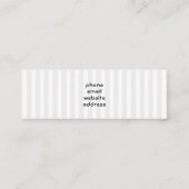 Niedlicher Panda-Bär mit Rose Bouquet Mini Visitenkarte (Rückseite)