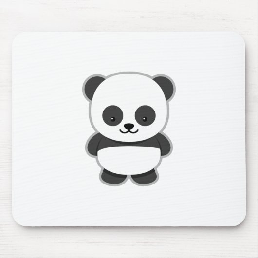 Niedlicher Panda-Bär Mousepad (Vorne)
