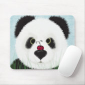 Niedlicher Panda-Bär Mousepad (Mit Mouse)