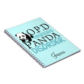 Niedlicher Panda-Bär Notizblock (Rechte Seite)