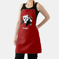 Niedlicher Panda Bär Personalisiert Red