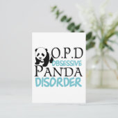Niedlicher Panda-Bär Postkarte (Stehend Vorderseite)