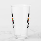 Niedlicher Panda-Bär | Regenbogen | LGBTQ Glas (Links)