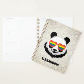Niedlicher Panda-Bär | Regenbogen | LGBTQ Planer (Anzeige)