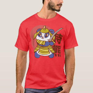 Niedlicher Panda-Bär Samurai (2) T-Shirt
