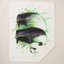 Niedlicher Panda-Bär Sherpadecke