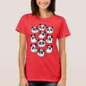 Niedlicher Panda-Bär T-Shirt (Vorderseite)