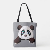 Niedlicher Panda-Bär Tasche (Rückseite)