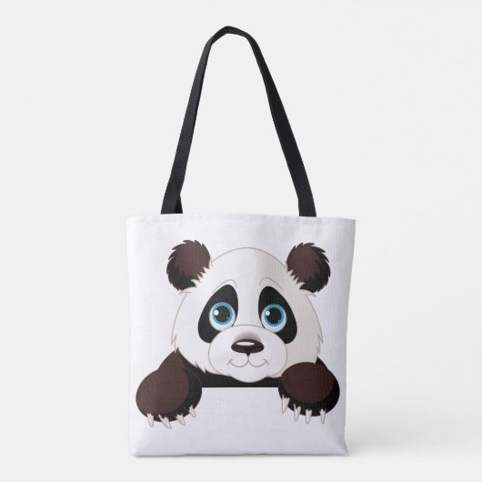 Niedlicher Panda-Bär Tasche (Rückseite)