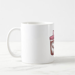 Niedlicher Panda-Bär umarmt Icate-Kaffee Kaffeetasse