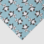niedlicher Panda-Bär Unisex-Babydusche Seidenpapier (Ausschnitt)