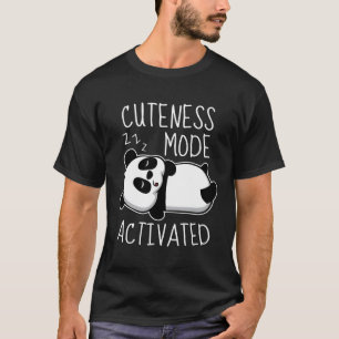 Niedlicher Panda-Bär Zeichne Riesenpanda-Kind Schl T-Shirt