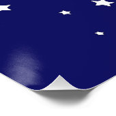 Niedlicher Panda-Bärenastronaut auf Raketenschiffs Poster (Ecke)