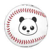 Niedlicher Panda-Bärendrahm Baseball (Vorderseite Links)