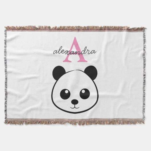 Niedlicher Panda-Bärendrahm Decke (Vorderseite)