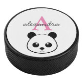 Niedlicher Panda-Bärendrahm Eishockey Puck (3/4)