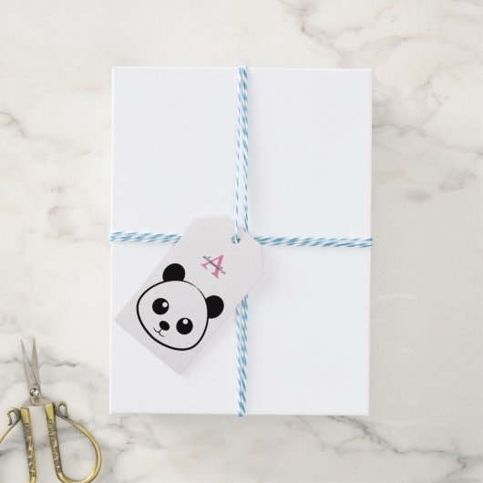 Niedlicher Panda-Bärendrahm Geschenkanhänger (Mit Garn)