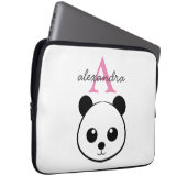 Niedlicher Panda-Bärendrahm Laptopschutzhülle (Vorne Rechts)