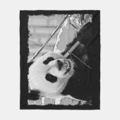 Niedlicher Panda-Bärenkuppel Fleecedecke (Vorderseite)