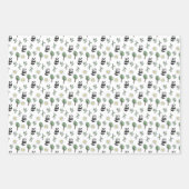 Niedlicher Panda Bear Animal Bamboo Forest Sunshin Geschenkpapier Set (Vorderseite 3)