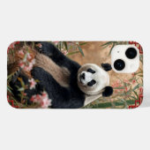 Niedlicher Panda Bear Bamboo Art Case-Mate iPhone Hülle (Rückseite (Horizontal))