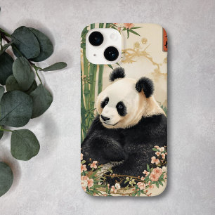 Niedlicher Panda Bear Bamboo Art Case-Mate iPhone 14 Hülle
