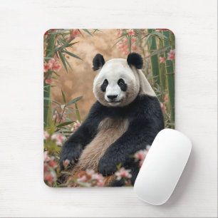 Niedlicher Panda Bear Bamboo Art Mousepad