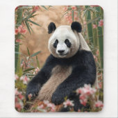 Niedlicher Panda Bear Bamboo Art Mousepad (Vorne)