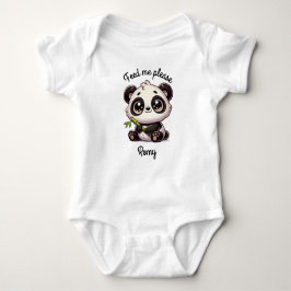 Niedlicher Panda-Bodysuit Baby Strampler